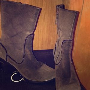 Cole Haan Brown Suede Boots